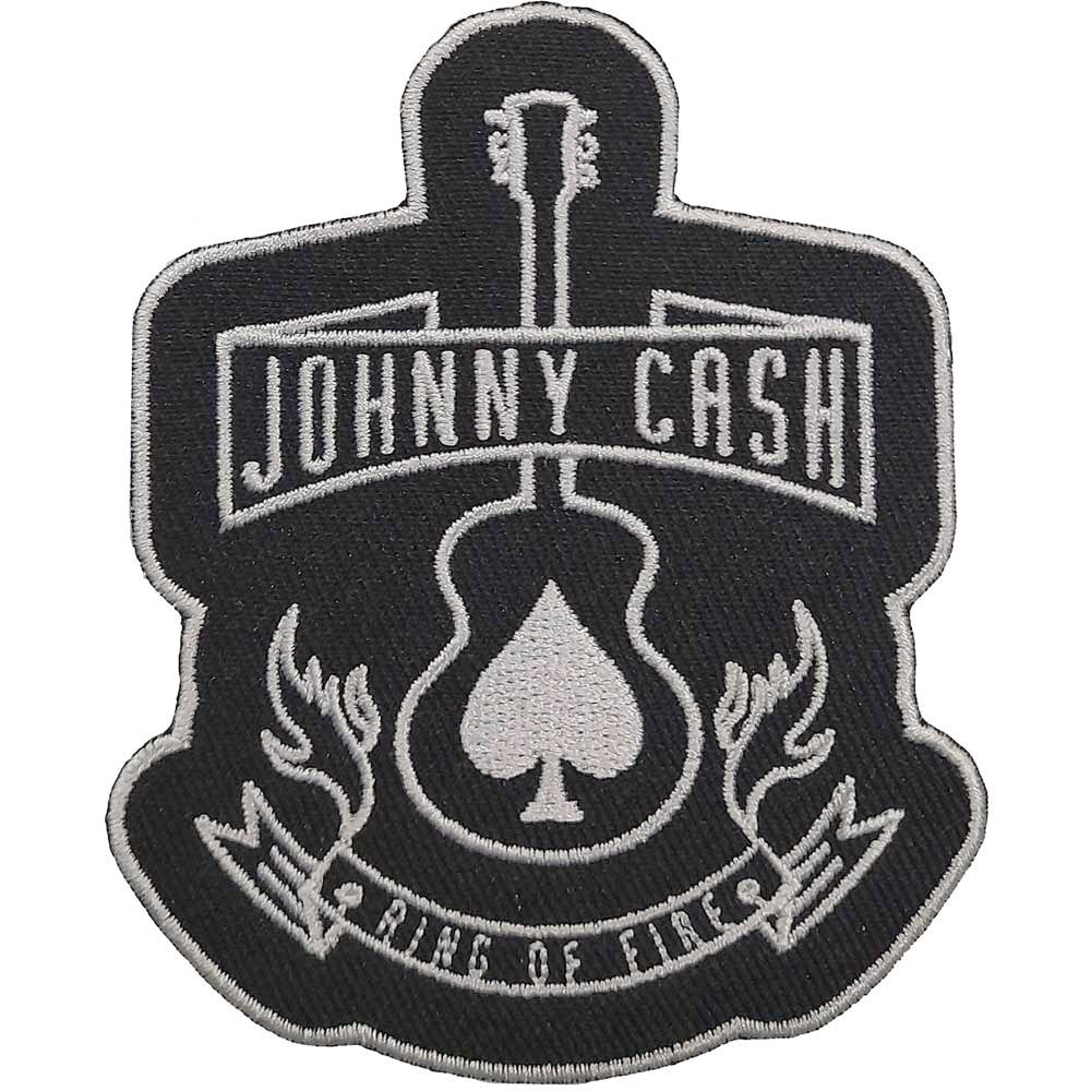 Johnny Cash - Guitar Patch - Black